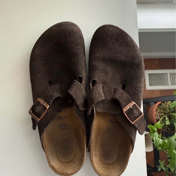 Birkenstock Boston Clogs Suede - Picture 2 of 3